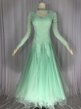 Vestidos de baile de competición de salón para mujer, Falda de baile de vals hecha a medida de alta calidad, vestido de baile de Salón Estándar para mujer 2024 - compra barato