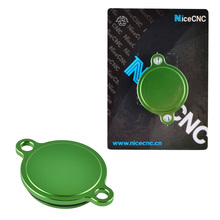 NICECNC Motorcycle Oil Filter Cover Cap For Kawasaki KX250F KXF250 KX 250F KXF 250 2005 - 2020 2006 2007 2008 2009 2010 2011 12 2024 - buy cheap