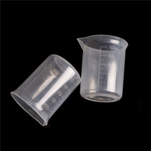 2pcs/lot Kitchen Cooking Tools 100ml Clear Plastic Measuring Cup Graduated Beaker Household Measuring Tools 2024 - buy cheap