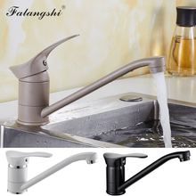 Kitchen Faucet Black Sink Mixer 360 Swivel Rotation Single Handle Kitchen Mixer Taps Gray Color Hot And Cold Water Tap WB1224 2024 - buy cheap