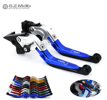 For BMW F650CS F650 CS 2004-2005 Motorcycle Accessories Folding Extendable Adjustable Brakes Clutch Levers With LOGO CNC 2024 - buy cheap