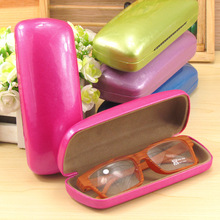 4pcs High quality fashion delicate Bright color Leather Glasses Case Waterproof Hard Frame Eyeglass Case Reading Glasses Box 2024 - buy cheap