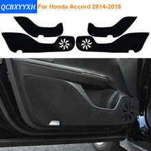 Car Styling Polyester Anti-kick Door Mat Cover For Honda 9th Accord 2014 2015 2016 Protector Side Edge Protection Pad Protected 2024 - buy cheap