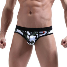 Male Camouflage Underpants Men's Briefs Sexy Men Underwear Men's Breathable Comfortable Briefs Men Panties Shorts Cueca Briefs 2024 - buy cheap