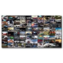 Super Sport Car Skyline GT-R Collage Picture Wall Art Poster Canvas Silk Painting Prints For Home Room Decor 2024 - buy cheap