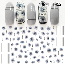 Красота самоклеющиеся украшения для ногтей наклейки акриловые цветы наклейки для маникюра принадлежности для ногтей инструмент F449-53 2024 - купить недорого