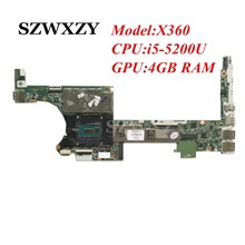 Placa base para portátil HP Spectre X360 13-4000, con procesador de i5-5200U, 4GB de RAM, DA0Y0DMBAF0, no reparada, 801507-501 2024 - compra barato