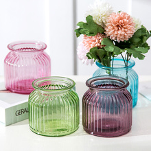 Creative Glass Transparent Vase Water Culture Green Plant European Vase Living Room Decoration 2024 - buy cheap
