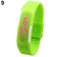 Популярные Для Мужчин's Для женщин силиконовая красный светодиод спортивный браслет touch цифровые часы наручные часы 2024 - купить недорого