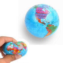 6.3cm Globe Ball Funny Squishy Slow Rising Antistress Toys For Children Squeeze World Map Planet Earth Squishies Toy 2024 - buy cheap
