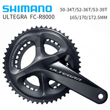 Shimano ULTEGRA FC-R8000 Hollowtech II в шатуны 2X11-speed дорожный мотоцикл 50-34 Т, 52-36 т, 53-39 т рукоятки Длина 165 мм, 170 мм, 172,5 мм 2024 - купить недорого