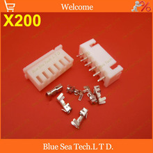 200 sets 6 Pin XH 180 angle Pin Connector 2.54mm XH-6P Kits for PCB/Automotive/electronic circuit ect.Free Shipping 2024 - buy cheap