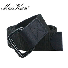 Maikun-cinturón con hebilla de doble anillo para hombre, cinturón de chándal táctico, informal, Harajuku, para Vaqueros 2024 - compra barato