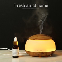 Wood Grain Air Humidifier 300ml Ultrasonic Aromatherapy Lamp Household Ultra- Silent Aroma Essential Oil Diffuser 2024 - buy cheap