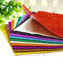 10pcs/lot A4 Adhesive EVA Glitter Foam Paper Colorful Paper Home Wall Decorations,diy Handmade Materials for kindergarden kids 2024 - buy cheap