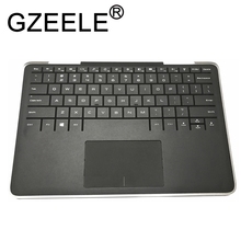 Новинка GZEELE для ультрабук Dell XPS 11 9P33 1308T 1508T Подставка для рук с клавиатурой верхний чехол черная Обложка 2024 - купить недорого