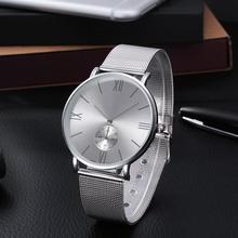 Luxury Casual Silver Stainless Steel Bracelet Watch Women Crystal Buckle Roman Numbers Analog Quartz Ladies Watch Reloj Mujer 2024 - buy cheap