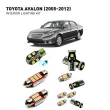 Светодиодные интерьерные лампы для Toyota avalon 2005-2012 13 шт. светодиодные лампы для автомобилей комплект освещения автомобильные лампы Canbus 2024 - купить недорого