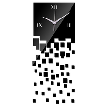real promotion  sale new watch gift black 3d modern wall art acrylic quartz clock safe home decor mirror 2024 - buy cheap