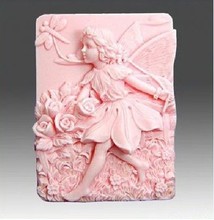 Angel Running Craft Art Silicone Soap mold Craft Molds DIY 2024 - buy cheap