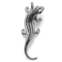 Pingente de lagarto-prata esterlina 925, colar com corrente, bijuteria para mulheres e homens 2024 - compre barato