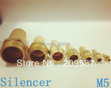 10pcs  Pneumatic Filter Silencer Sintered Bronze M5 BSPT 2024 - buy cheap