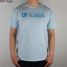 UF UNIVERSITY OF FLORIDA  T-shirt Top Lycra Cotton Men T shirt New Design High Quality Digital Inkjet Printing 2024 - buy cheap