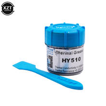 HY510 25g Grey Silicone Compound Thermal Paste Conductive Grease Heatsink For CPU GPU Chipset notebook Cooling with scraper 2024 - купить недорого