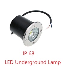 Lâmpadas subterrâneas com led embutido, 5w, 10w, ip68, para áreas externas, iluminação de jardim, quintal, vermelho, verde, azul 2024 - compre barato