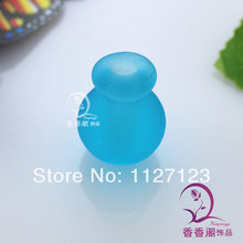 10 шт Glass стеклянный сосуд для эфирных масел конфет шар (18 мм диаметр, 0,5 мл, ватет синий) масло для ароматерапии бутылка стеклянная бутылка с ароматом 2024 - купить недорого