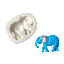 Molde de silicona con diseño de elefante para decoración de fiestas, molde de silicona 3D de tres estilos con dibujos de animales para jabón, chocolate, manualidades 2024 - compra barato