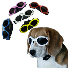 Популярные Модные солнцезащитные очки для домашних питомцев, очки для защиты собак от УФ-лучей, солнцезащитные очки, солнцезащитные очки 2024 - купить недорого