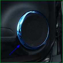 Interior Car Accessories Door Speakers loudspeaker Cover Decoration Trim 4pcs Stainless Steel For Nissan Kicks 2016 2017 2018 2024 - buy cheap