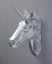 Nordic Style Creativity Animal Resin Stereo head Wall hanging Unicorn Wall Decoration backwall gifts cculpture statue 2024 - buy cheap