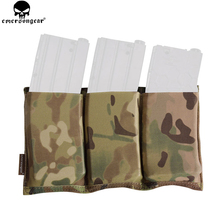 EMERSONGEAR Triple M4 Mag Pouch Tactical Molle Rapid Reloading Magazine Pouch for Airsoft Wargame Gear Painball Hunting EM2388 2024 - buy cheap