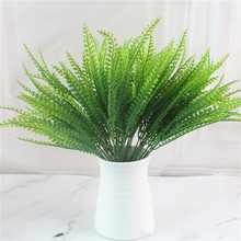 Plantas verdes artificiais grama de água erva persa plástico falso planta casa escritório mesa decoração da parede da planta acessórios 52833 2024 - compre barato