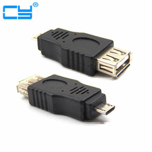Переходник с USB 2,0 на Micro USB B 5-контактный разъем OTG 2024 - купить недорого