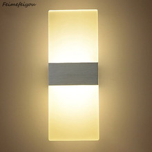 Feimefeiyou luminaria led lighting 6w 22/29cm length Led Acrylic Wall Lamp AC85-265V Bedding Room Living Room Indoor wall lamp 2024 - buy cheap