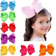 MengNa 5"Large Ribbon Hairbows,Large hair bows Girls' Hair Accessories With Clip,Boutique Hair Bows 36cs/lot 2024 - buy cheap