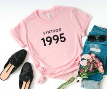Skuggnas New Arrival 24th Birthday 1995 Party Shirt Birthday Girl t shirts Graduation Gift for Her Womens Graphic Tee Drop ship 2024 - buy cheap