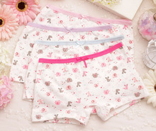 Bebê meninas design doce algodão boxer underwear 6 pçs/lote bonito impressão roupa interior crianças cuecas crianças bonito calcinha (2-10 anos) 2024 - compre barato