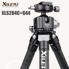 XILETU XLS284C+G44 Carbon Fiber Tripod Professional Photography Camera Tripod Stand Double Panorama Ball Head for DSLR Tripode 2024 - buy cheap