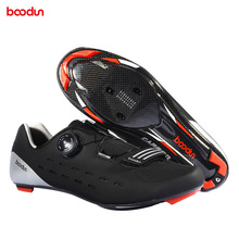 Ультралегкие кроссовки Boodun из углеродного волокна для езды на велосипеде, дышащие кроссовки для езды на шоссейном велосипеде, самоблокирующиеся кроссовки 2024 - купить недорого