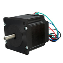 Motor de passo de metal, 56mm, 24v, 2 fases, 4 fios, nema23, 1.8 graus, para impressora 3d, cnc, jk5, máquina médica 2024 - compre barato