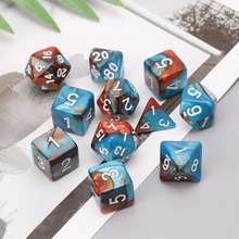 Dados de cara para juego de D4, D6, D8, D10, D12, D20, 10 Uds. 2024 - compra barato