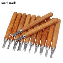 Ninth World 12pcs Woodcut Knife Scorper Hand Cutter Wood Carving Chisel Woodworking Tools Whit Box 2024 - buy cheap