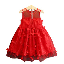 Baby girl costume 2018 summer girl dress princess applique dress evening dress dresses 1 2 3 4 5 6 8Y 2024 - buy cheap