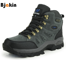 Bjakin-zapatos de senderismo impermeables para hombre, botas de escalada, calzado de caza y Trekking, de goma, Unisex, para Otoño e Invierno 2024 - compra barato