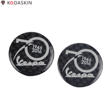 Kodaskin logotipo da motocicleta emblemas decalques almofada do tanque adesivos para piaggio vespa 70th aniversário 2024 - compre barato