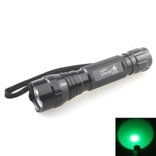 U-F WF-501B 3W CREE XR-E Q5 Green Light 520nm-535nm LED Flashlight (1x18650) 2024 - buy cheap